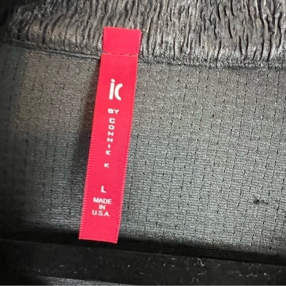 I.C. By Connie K jacket womens large Black Full Zip - Picture 7 of 10